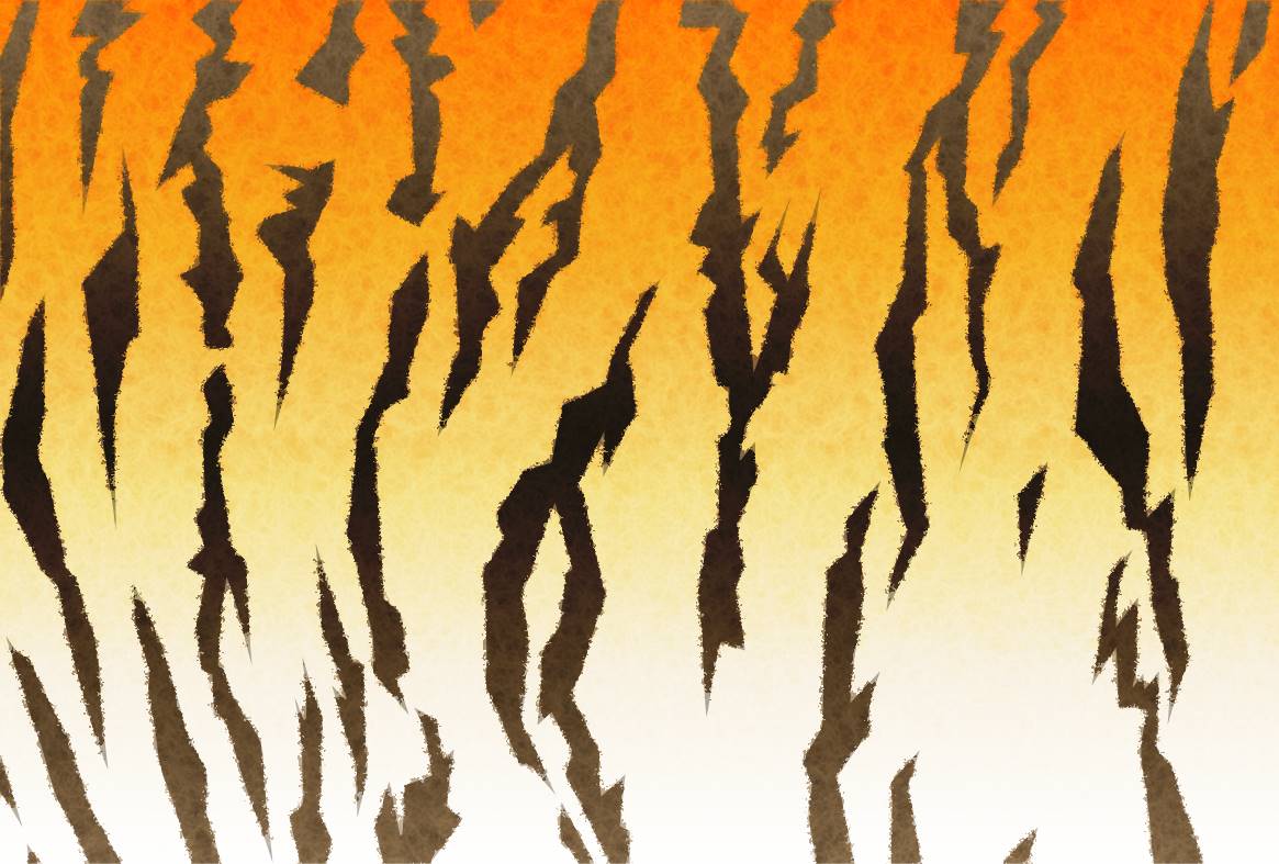 トラ柄年賀状背景素材02 | トラ柄