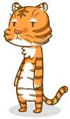 タイガーさんイラスト素材 サムネ