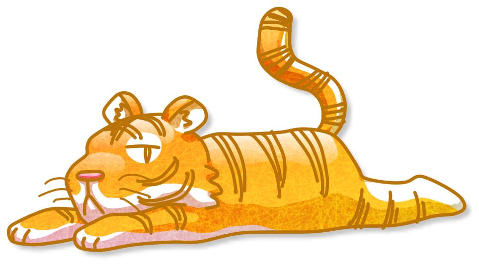 タイガーさんイラスト素材10 | タイガーさん