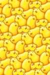 ヒヨコみっちり背景素材 サムネイル